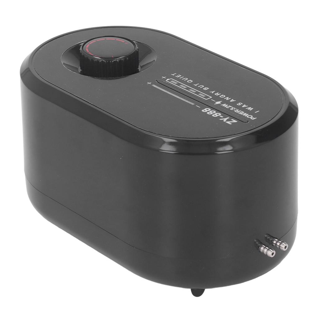 Кислородный воздушный насос для аквариума, двухслойная звукоизоляция, автомобильный литиевый аккумулятор, тихий воздушный насос для аквариума