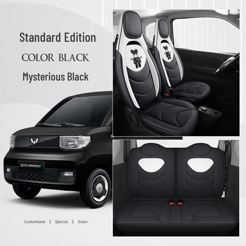 Wuling Hongguang Mini EV Leather Cartoon Car Seat Cushion