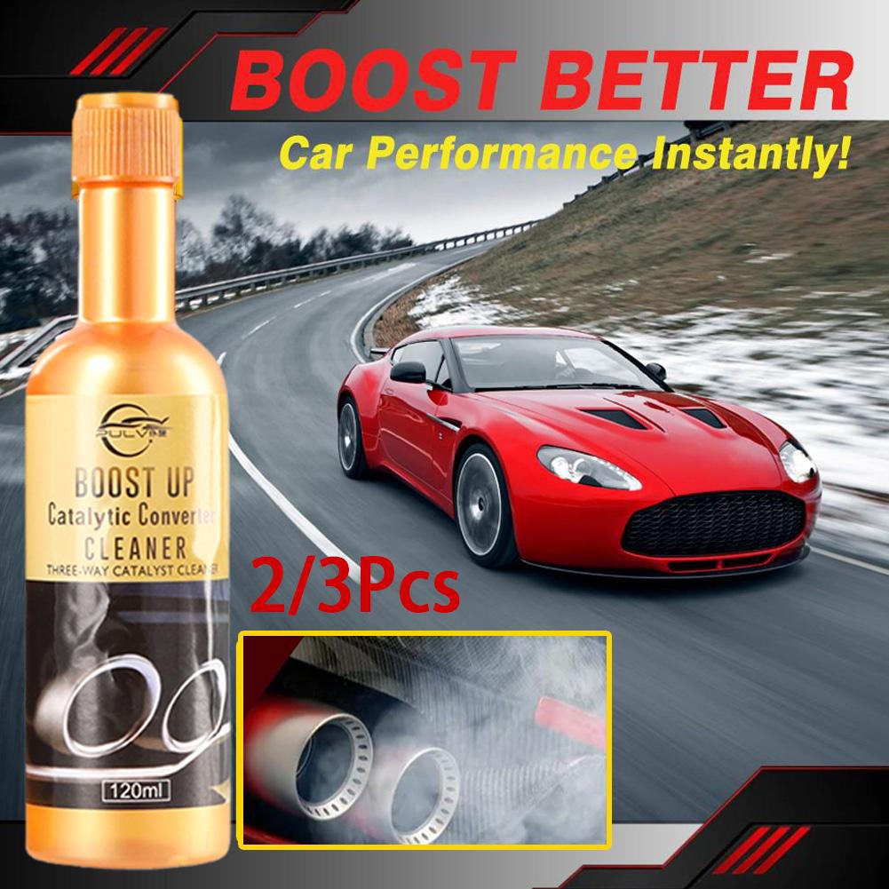 3 Bottles Car Catalytic Converter Cleaners To Automobile Engine CSV Clean 120ML Accelerators Catalysts Easy Cleaner Accessories