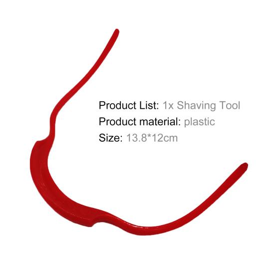 Безопасная расческа для укладки бороды Yousheng, дуговой дизайн, линия для самостоятельной стрижки, стайлер для бороды Edge Up для мужчин