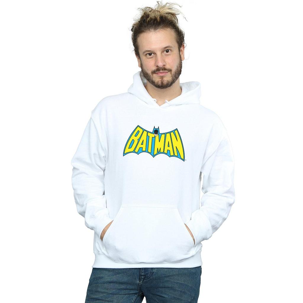 DC Comics Mens Batman Retro Logo Hoodie