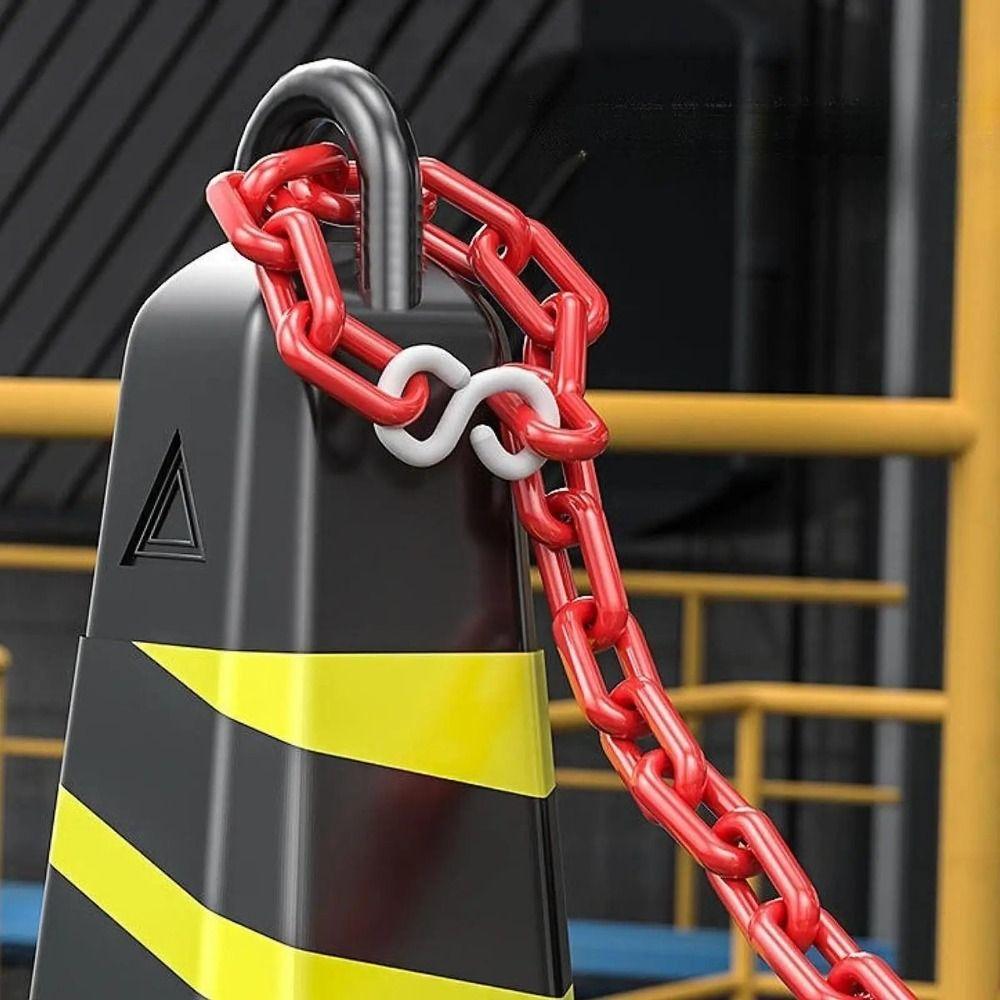 5m Traffic Chain Barrier Link 6mm/8mm/10mm Crowd Control Barrier Warning Safe