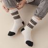 Удобные Мягкие Полосатые Оригинальные Мужские Носки Хлопковые Носки Коралловый Флис Носки Средней Длины