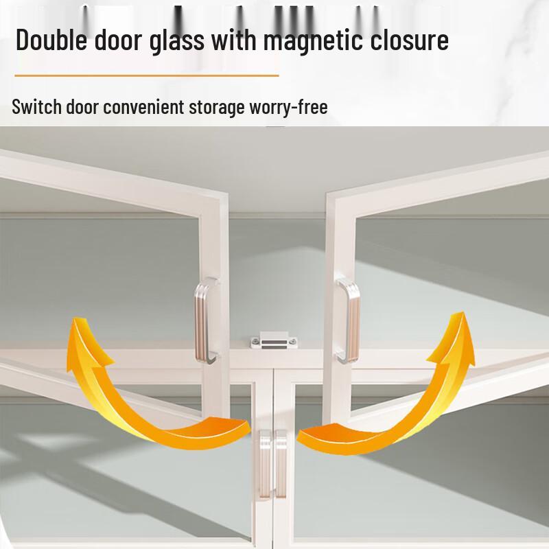 Белая 5-ярусная алюминиевая полка для хранения на кухне и в столовой