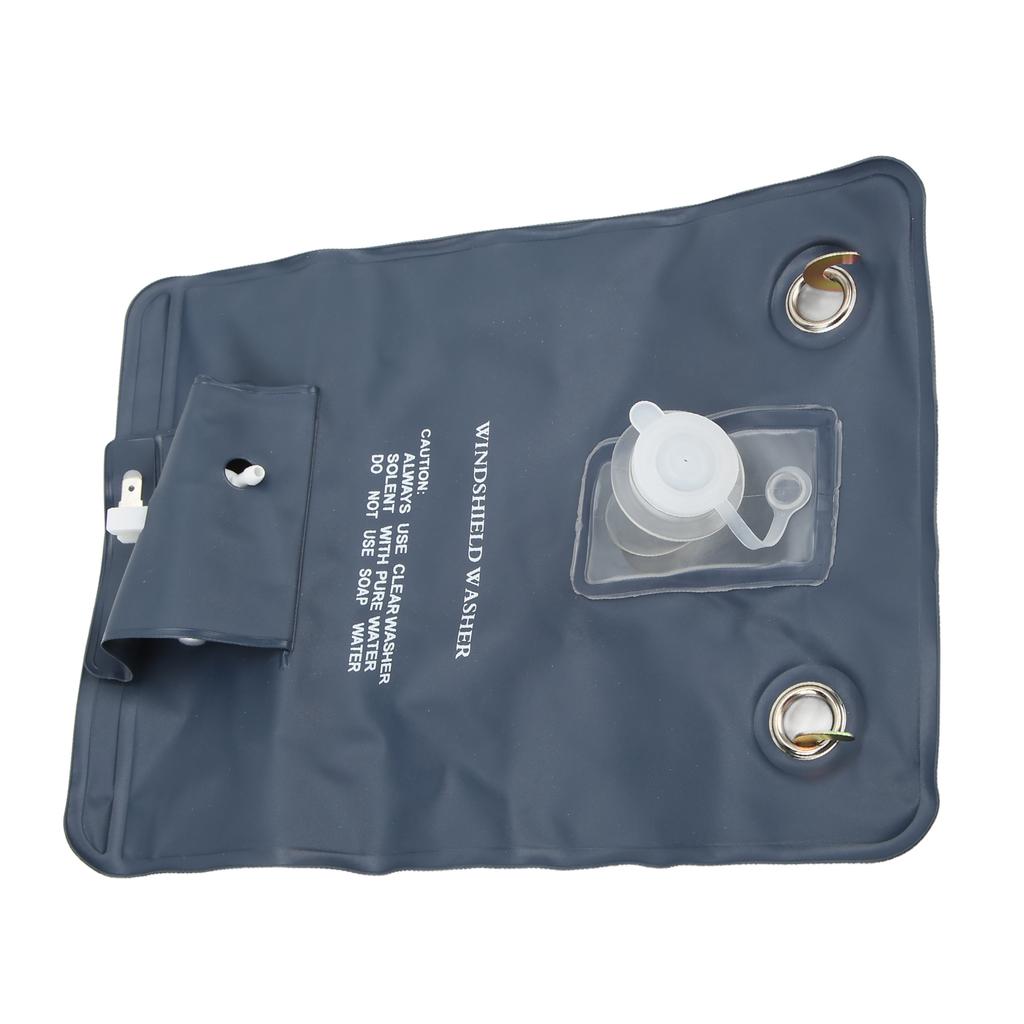 Windshield Washer Kit Easy Replaceable Convenient Practical Washer Bag Kit Cleaning Tools with Pump for 12V Car