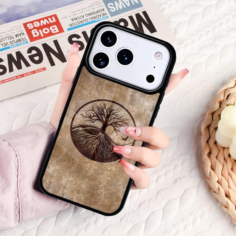 Tree of Life Yin Yang Phone Case For IPhone 17 16e 15 14 13 12 11 Pro Max Air Mini Soft Protective Cover