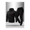 2025 Men's Hooded Pullover & Long Pants Set with Printed Logo