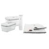 ZWILLING Save Vacuum Packing Machine Starter 7 Piece Set Glass Container Vacuum Pump Sealed Heat Resistant Glass Storage Container Japanese Fresh Save