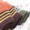Cycling Korean Style Mittens Show Two Fingers Women's Knitted Gloves Ladies Winter Accessories