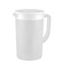 Plastic Pitcher with Lid Large Capacity High Temperature Resistant Cold Water Jug for Juice Tea