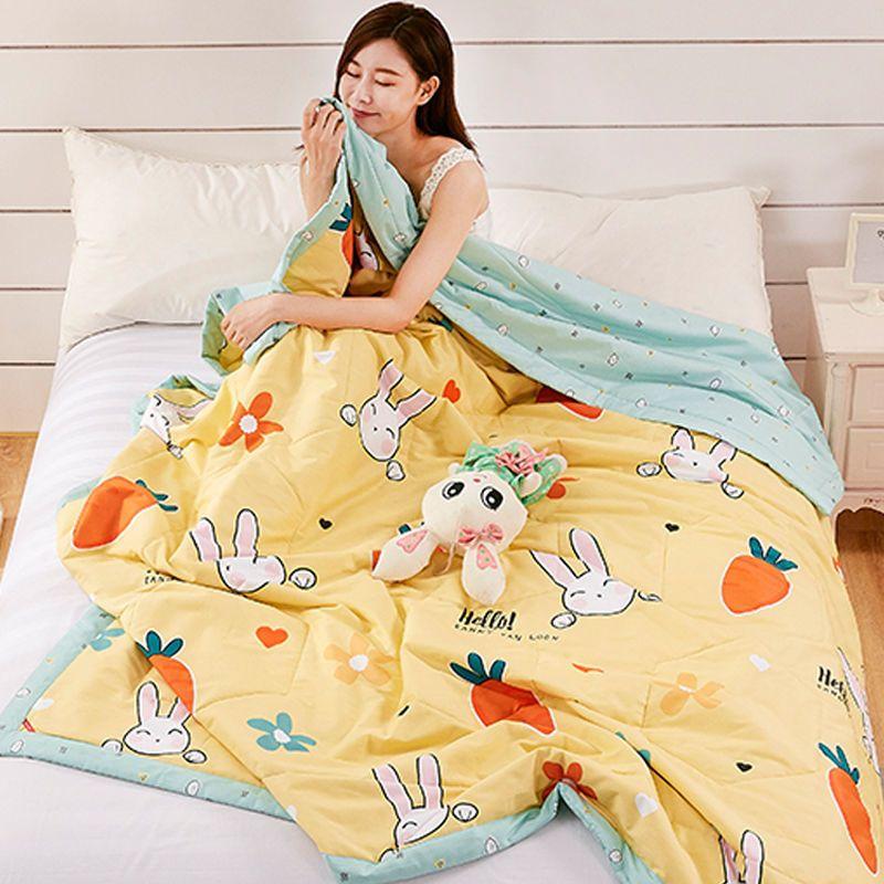 Летнее прохладное домашнее одеяло с кондиционером, можно стирать в стиральной машине, летнее тонкое одеяло для студенческого общежития
