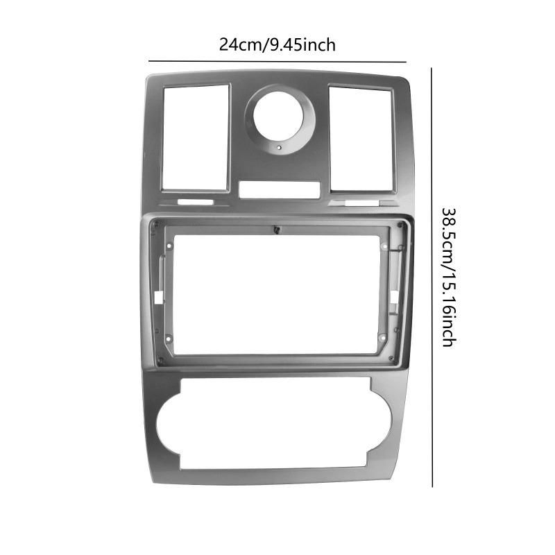 9-Inch Car Fascia Frame for Chrysler 300C 2005-2007- 2Din Dash Fitting Panel Kit Without Battery Frame Fascias