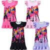 New Kids Nightdress Cartoon Dress Minnie Printing Sleepwear Girls Nightgowns Children Party Dresses Pajamas Girls Dress