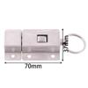 Inch Long Spring Home Improvement Slide Lock with Button Door Bolts Barrel Bolt Lock Door Hardware