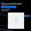 Умный сенсорный выключатель для дома WiFi с голосовым управлением Alexa, панель европейского стандарта 86, удаленное управление со смартфона