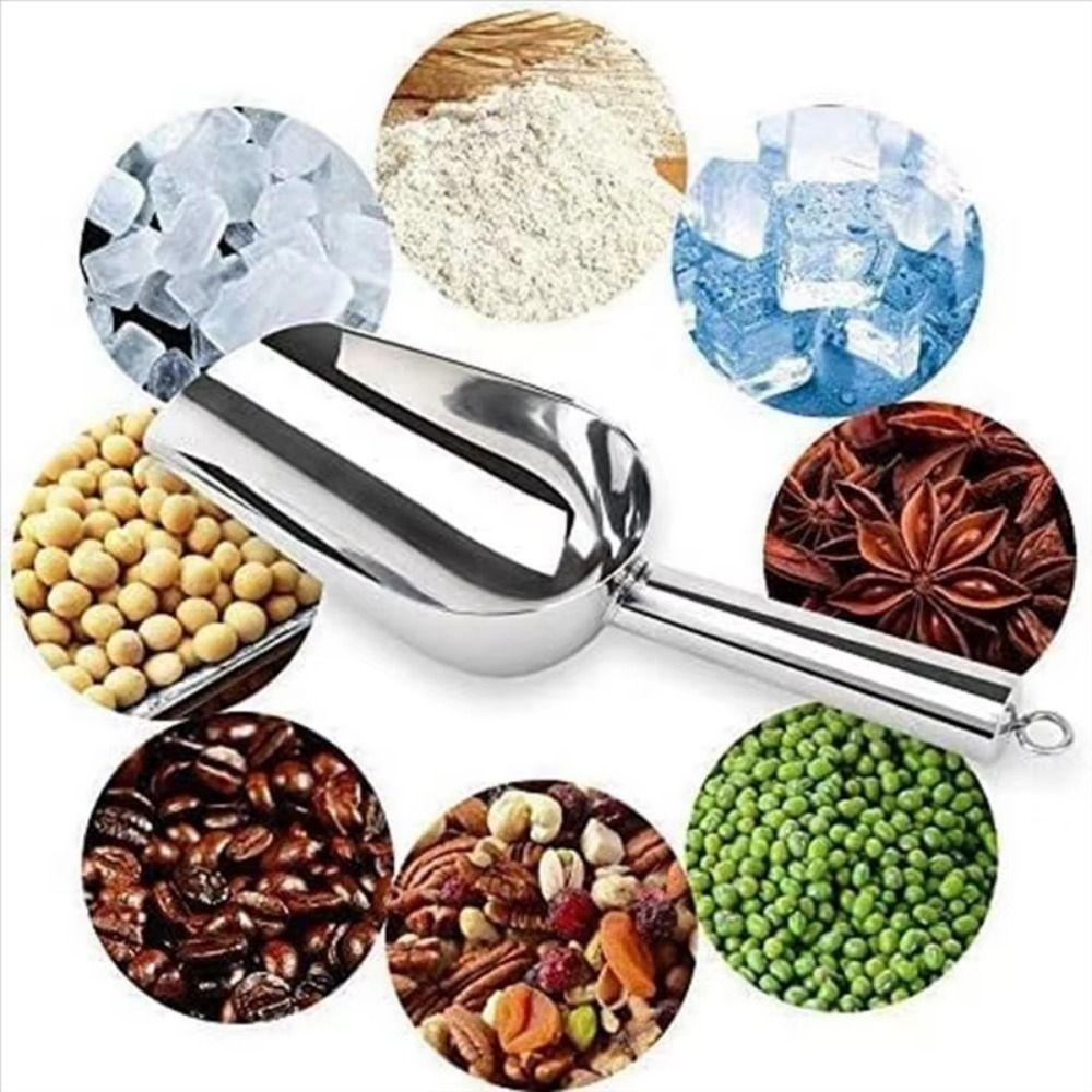 Tail Hanging Hole Candy Ice Scraper Heavy Duty Beans Shovel Dry Goods Shovel  Kitchen Gadget