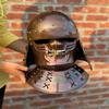 Helmet, Fantasy SCA LARP Helmet, Sengoku Bashara Anime Cosplay Helmet, Medieval Casco Samurai Helmet