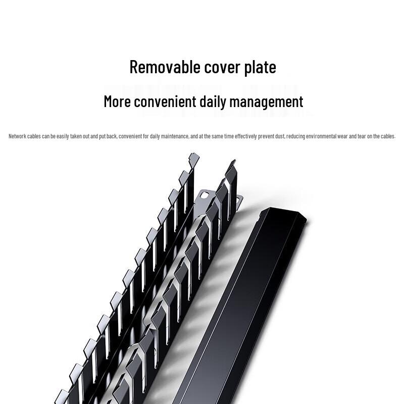 UGREEN 24-Port 1U 19-inch Rack Mount Cable Management Panel
