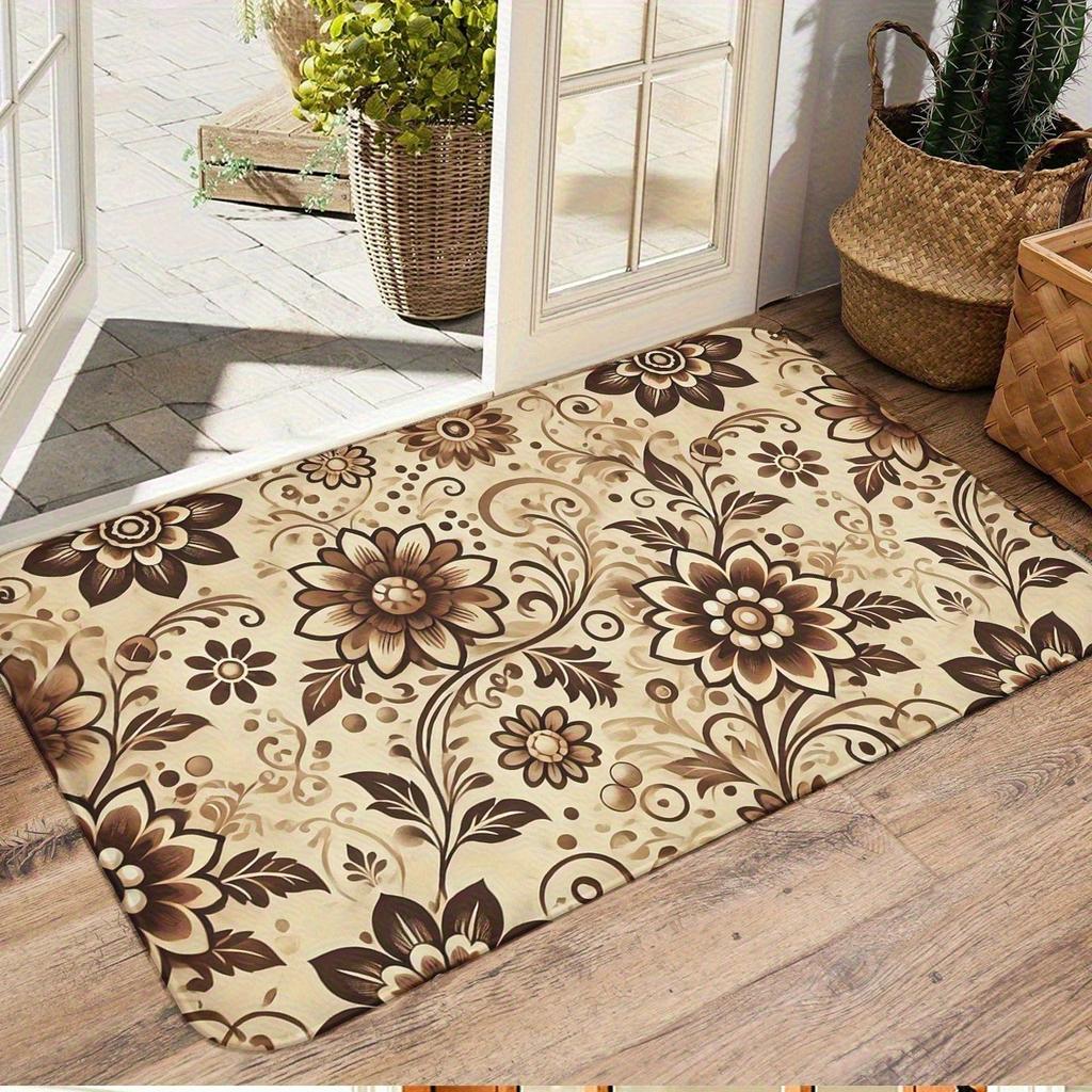 1 шт. Коврик для кухни с 3D-рисунком, Нескользящий придверный коврик, Поп-дизайн, Коврик для ванной комнаты, Коврик для ванной, Ковер для дома, Декор для раковины, Прачечной