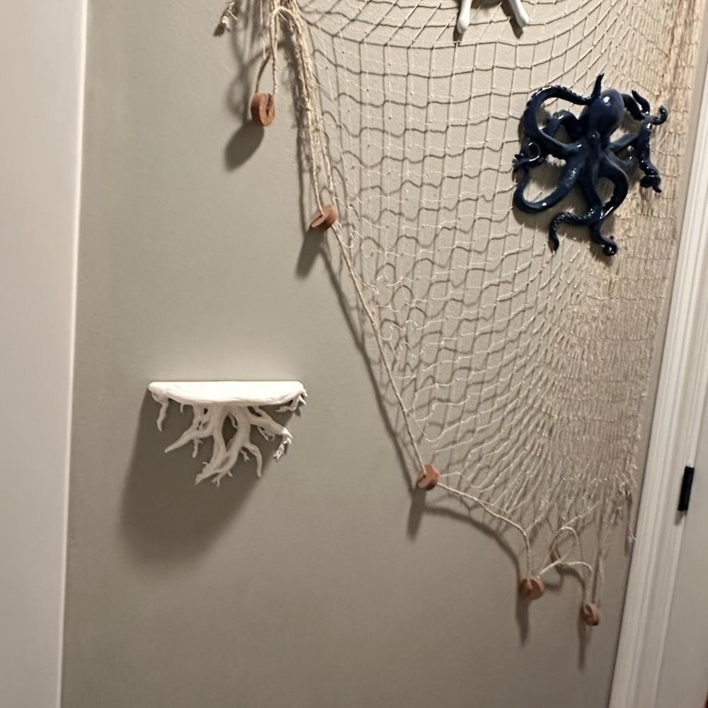 Plastic Driftwood Wall Floating Shelf 3D Printed Storage Stand Bedroom Decor