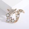 Fashionable And Cute Full-diamond Personalized Oil-drop Brooch For Cardigans, Sweaters, Corsages, And Women's Jewelry.