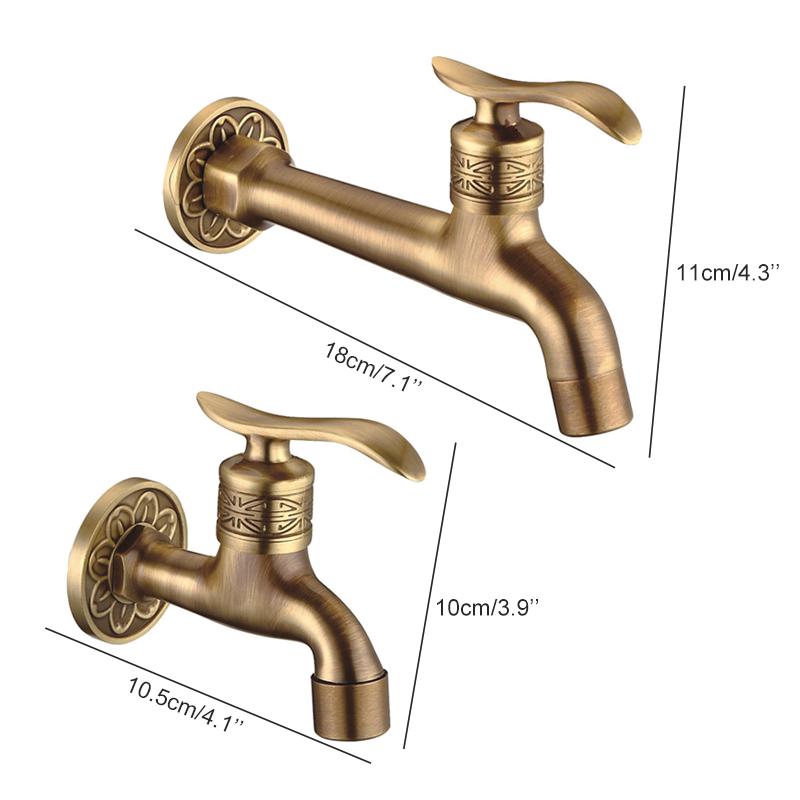 Садовые краны античная бронза терраса стиральная машина двойного назначения кран швабра кран для бассейна EL7772-1