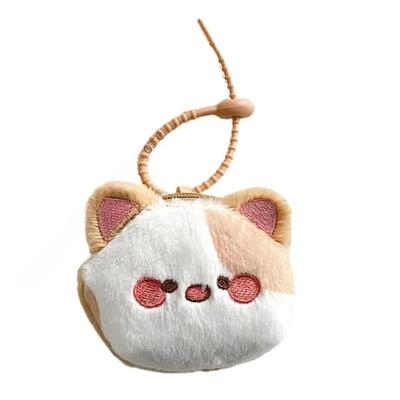 Новый милый дизайн кошелек-кошка в японском стиле мягкий кошелек-мешочек в форме кошки Каваи мультяшное животное кошелек для монет
