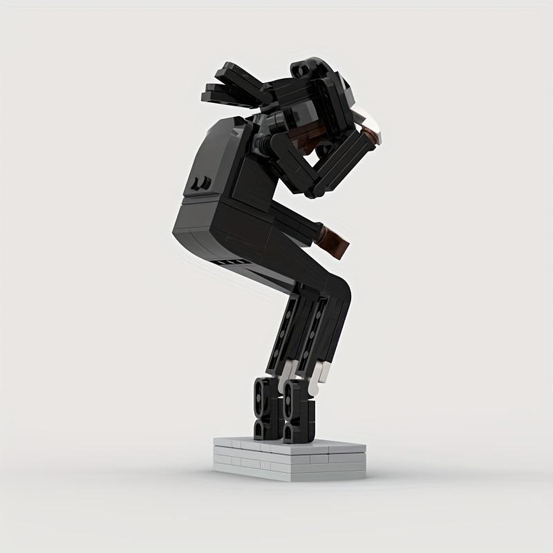 MOC Классический Персонаж Майкл MJ Модель Строительные Блоки Игрушка