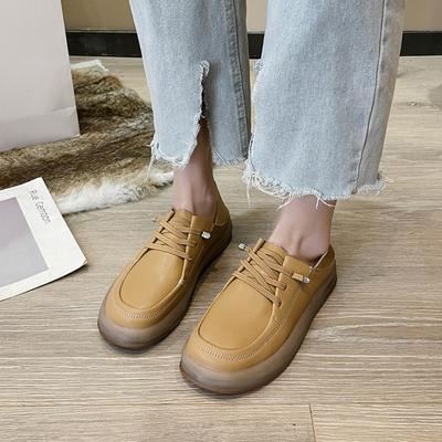 Весенние женские повседневные мокасины с плоской подошвой