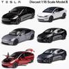 1:18 Электромобилей Tesla Model 3/S/X Полностью Открываемая Модель Автомобиля из Сплава Коллекция Настольные Украшения Крутые Модели Игрушка для Мальчика