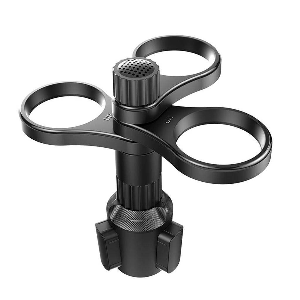 3 In 1 Car Cup Mount Holder 360 Degree Rotating Expander Adapter Insert Cup Holder Adjustable Beverage Support Holder