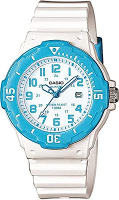 Аналоговые часы LRW -200H-2BV / -200HS-4EV Женские/Детские Дешевые часы Casio в прозрачно-розовом/глянцево-белом и синем цвете (Импортный)