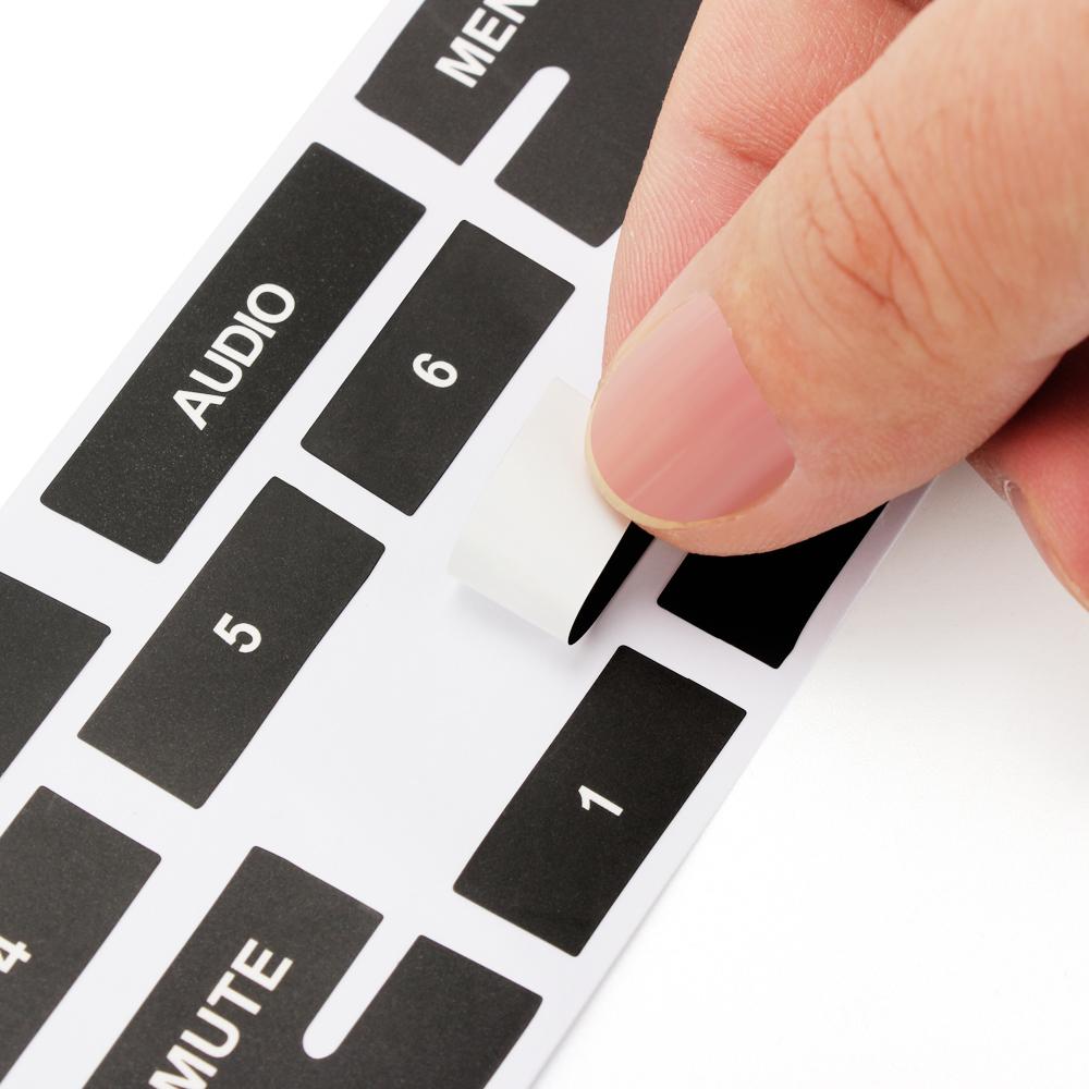 Автомобильная радиокнопка, ремонтная наклейка для Fiat Grand Punto, радио, стерео, изношенная отслаивающаяся кнопка, ремонтные наклейки, наклейки