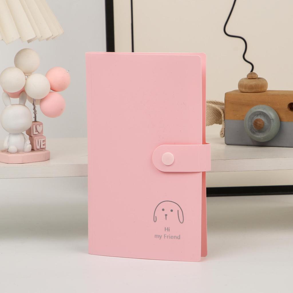 PP Business Card & Photo Album: Star-Themed Loose-Leaf Holder for Students - Essential for Collectors