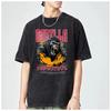 Ferocious Gorilla Graphics American Harajuku Oversized T Shirt Womens Trendy Fashion Casual Vintage Washed Cotton Tops