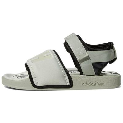 Pharrell x Adilette 2.0 Шлепанцы Halo Green Унисекс Кроссовки Core-Black GY1847