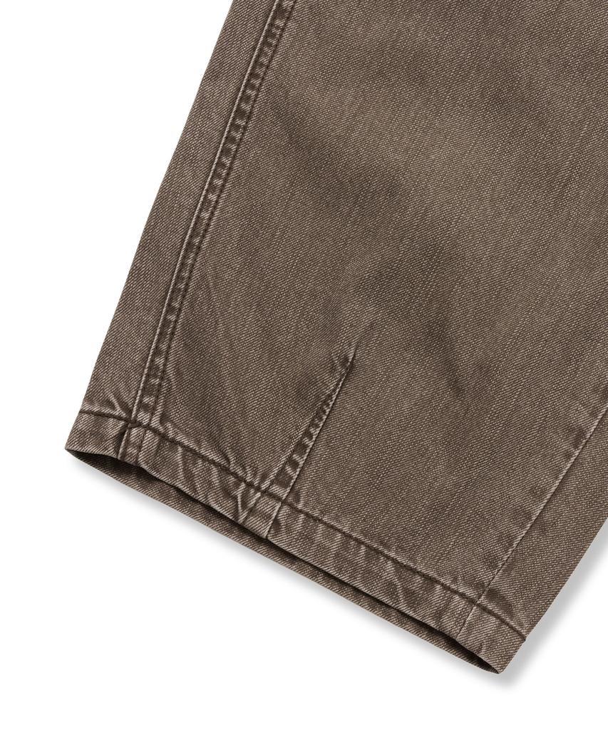 BROWNBREATH Curved Denim Pants - Beige