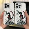 Готический Emo чехол для телефона iPhone 17 16 15 14 ProMax 13 11 Pro Max air Plus Матовый IMD Лазерный чехол