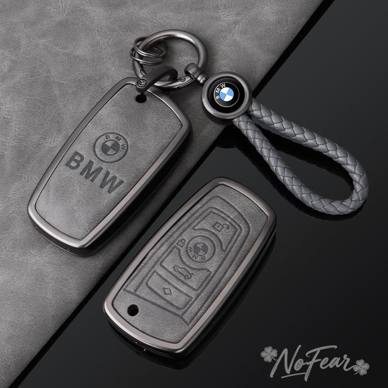 BOHQ2 Car Remote Key Case Cover Protector Shell For BMW 1 2 3 4 5 6 7 Series X1 X3X4 X5 X6 F36 F25 F26 F30 F34 F10 F07 F20 Carstickers