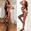 Women Underwear Jumpsuit Stockings Backless Nightclub One Piece Open Fishnet Teddies Bodysuit Lingerie Uniforms Jumpsuit Nightwear