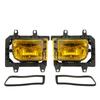 KKMOON 2pcs Left & Right Front Fog Light Transparent Plastic Lens Kit for BMW E30 3-Series 1985-1993