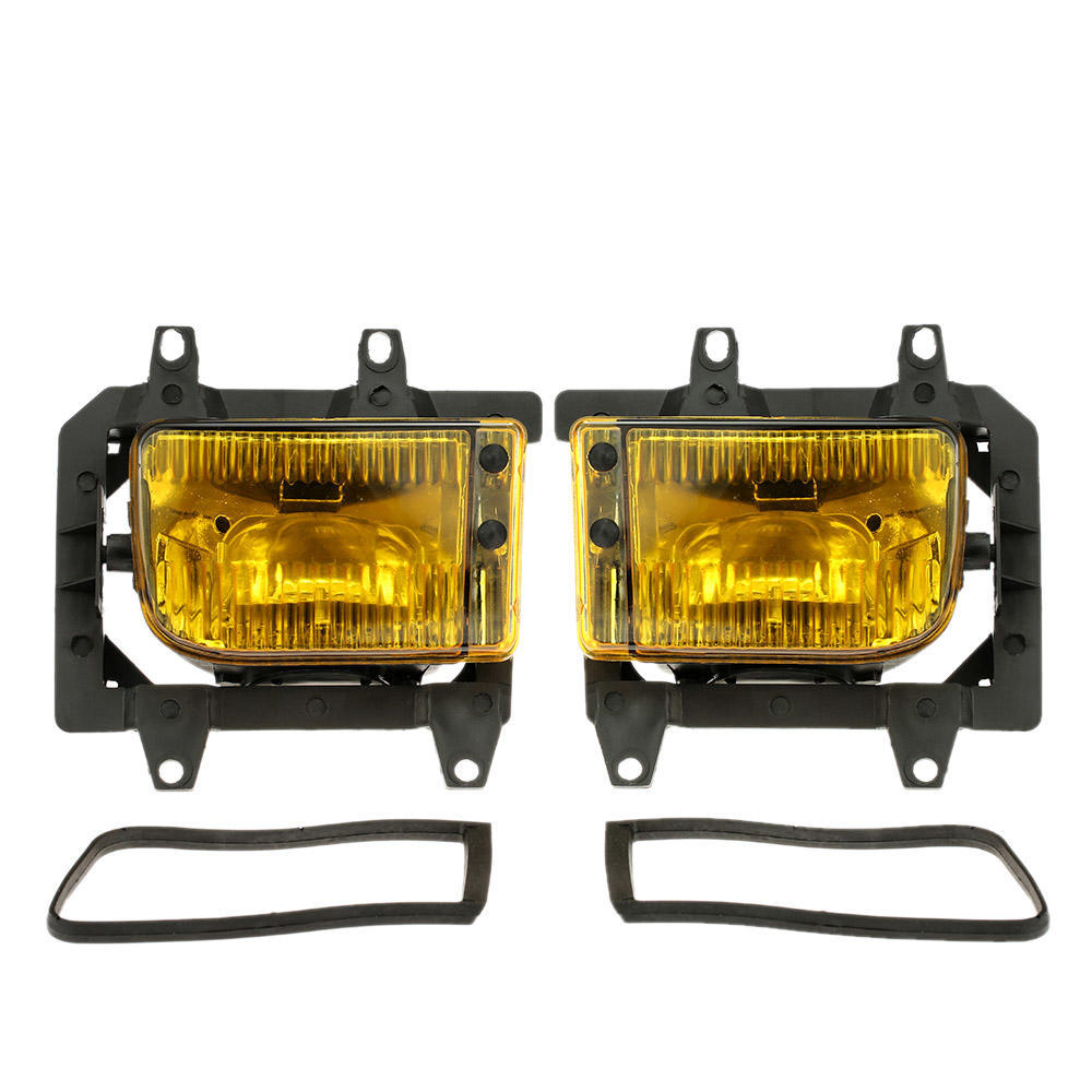 KKMOON 2pcs Left & Right Front Fog Light Transparent Plastic Lens Kit for BMW E30 3-Series 1985-1993