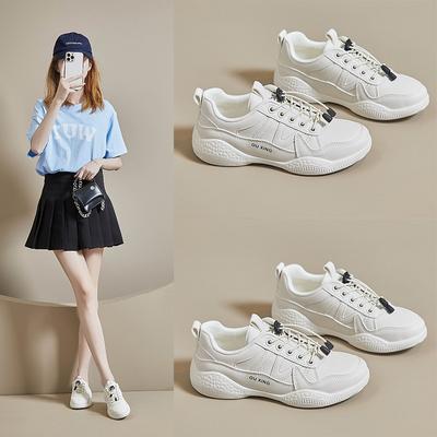 Маленькие белые туфли женские 2025 новая летняя супермягкая подошва для беременных водонепроницаемая кожа обувь Форреста Гампа повседневная обувь для путешествий