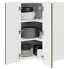 Dishwasher Front Panel Kalmar Brown Oak Effect 57 x 57 x 80 cm