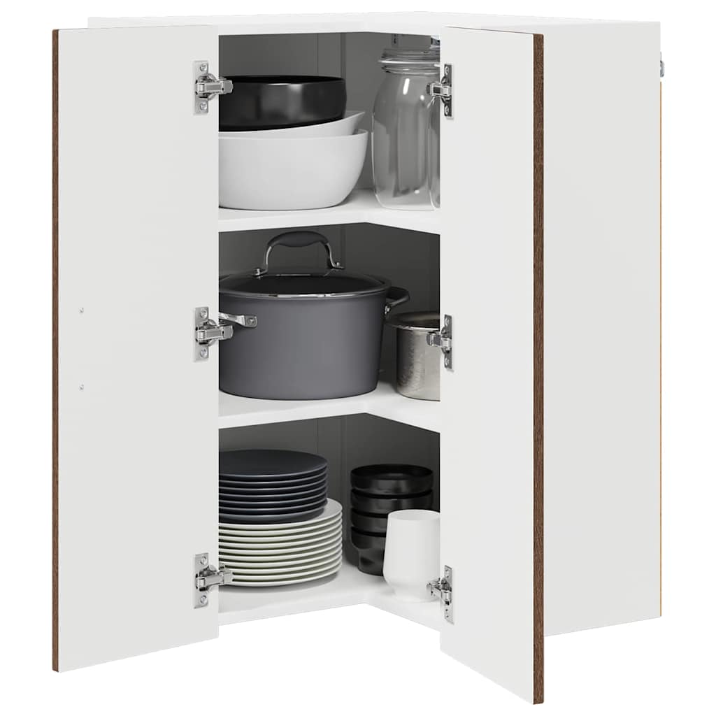 Dishwasher Front Panel Kalmar Brown Oak Effect 57 x 57 x 80 cm