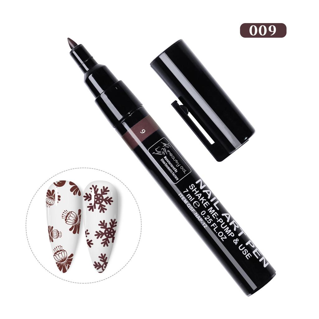 Инструменты для дизайна ногтей 3D-ручка для рисования, ручка для рисования ногтей, ручка для маникюра своими руками, лак для ногтей