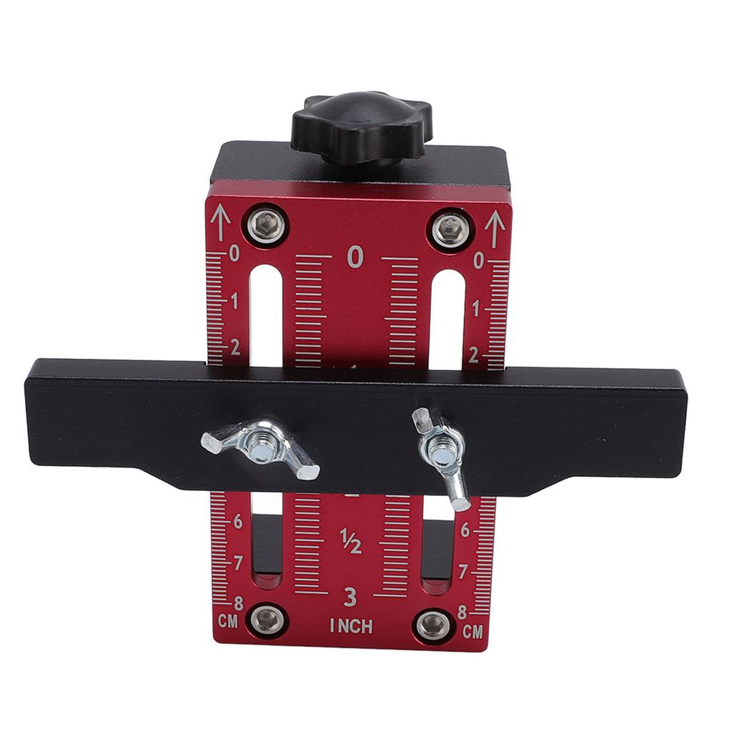 Cabinet Door Installation Positioner Aluminum Alloy Cabinet Door Mounting Jig Adjustable Cabinet Installation Tool for Woodworking