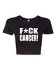 Кроп-топ женский F*ck Cancer F*ck! Футболка с принтом 'Выживший Боевая Поддержка Мотивация' Унисекс