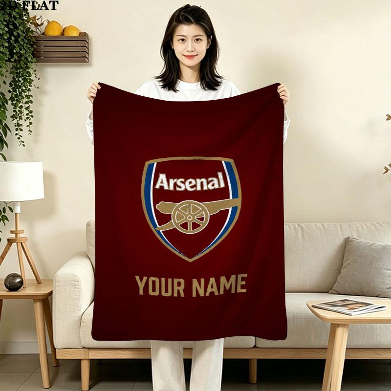 Custom Arsenal F.C Blanket, High quality Comfortable for All Seasons, Home Decor, Warmth and Comfort