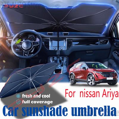 Для Nissan Ariya, панель переднего ветрового стекла, солнцезащитный козырек, летние аксессуары, теплоизоляция, защита от солнца, защита от солнечных лучей